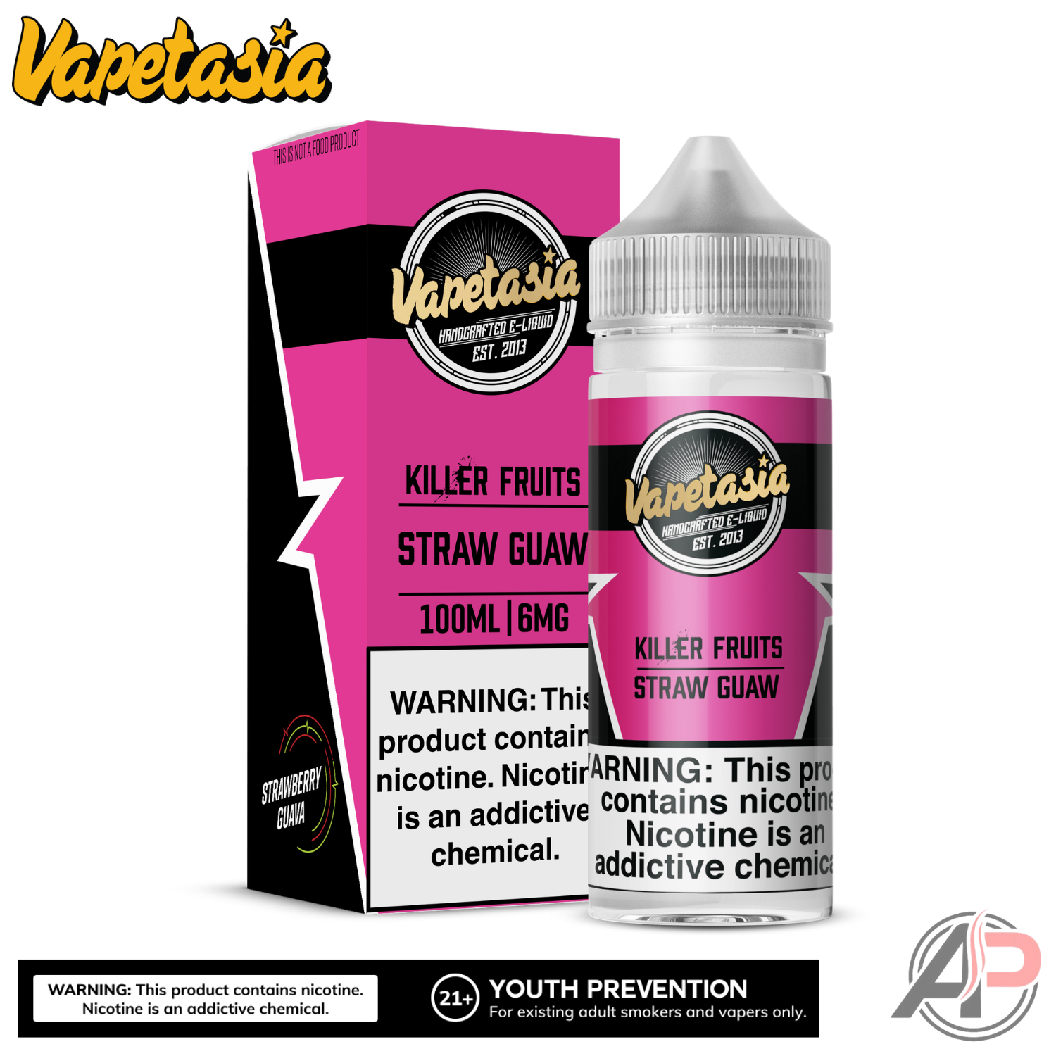 Vapetasia Killer Fruits Straw Guaw 100mL E-Liquid