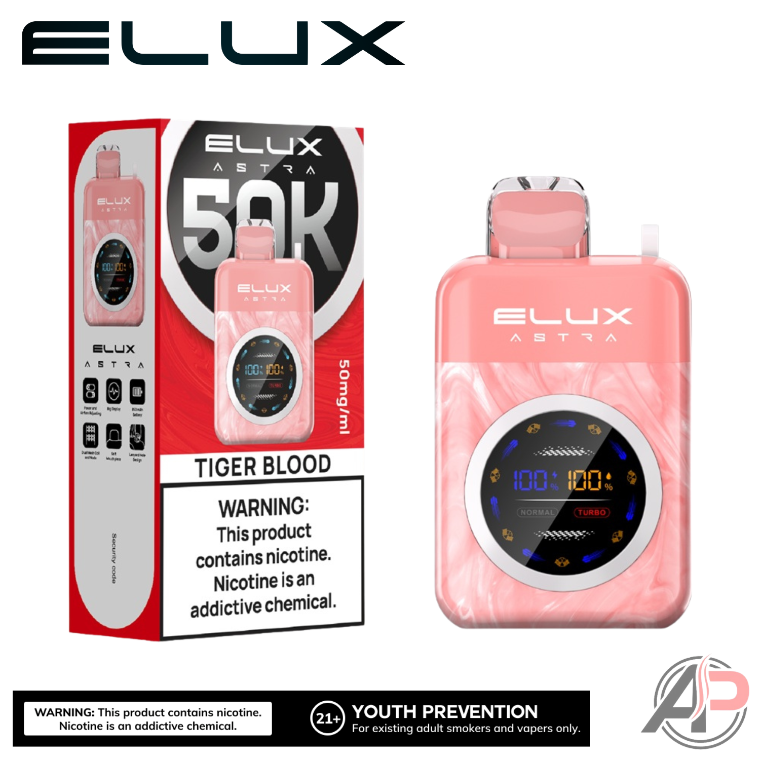 Elux Astra 50000 Puffs Disposable Vape Device