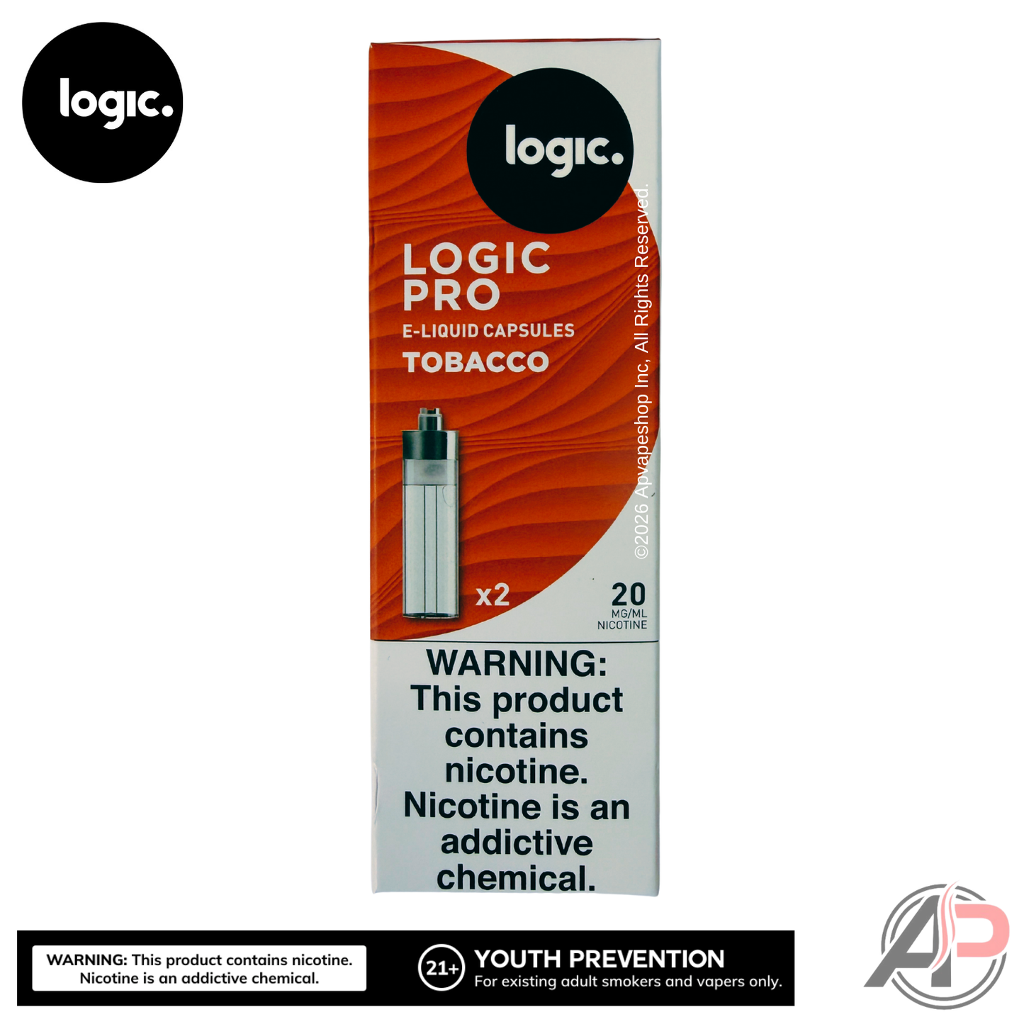 Logic Pro Tobacco Capsules 2 Pack