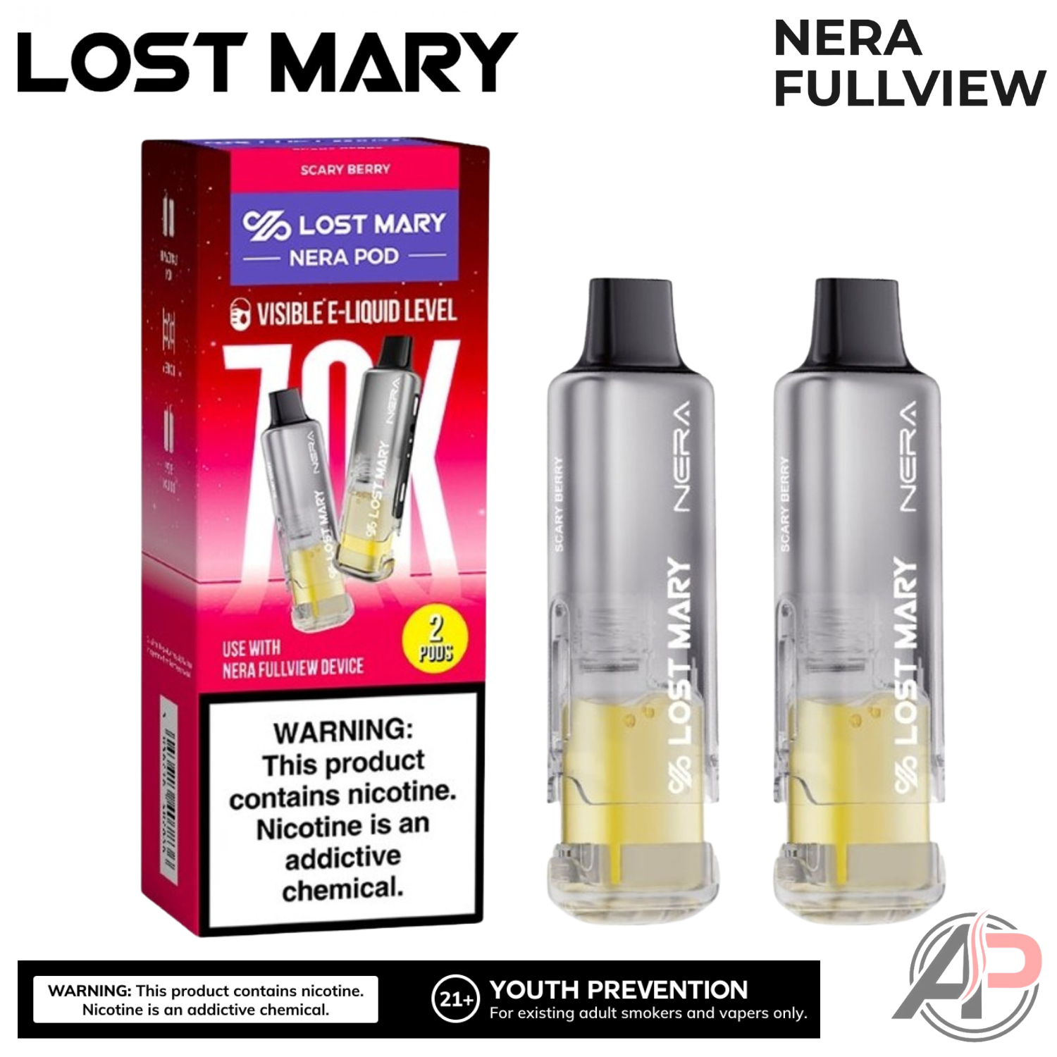 Lost Mary Nera Fullview 70k Puffs Disposable Vape Device Kit
