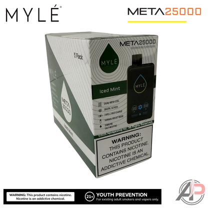 Myle Meta 25000 Puffs Disposable Vape Device
