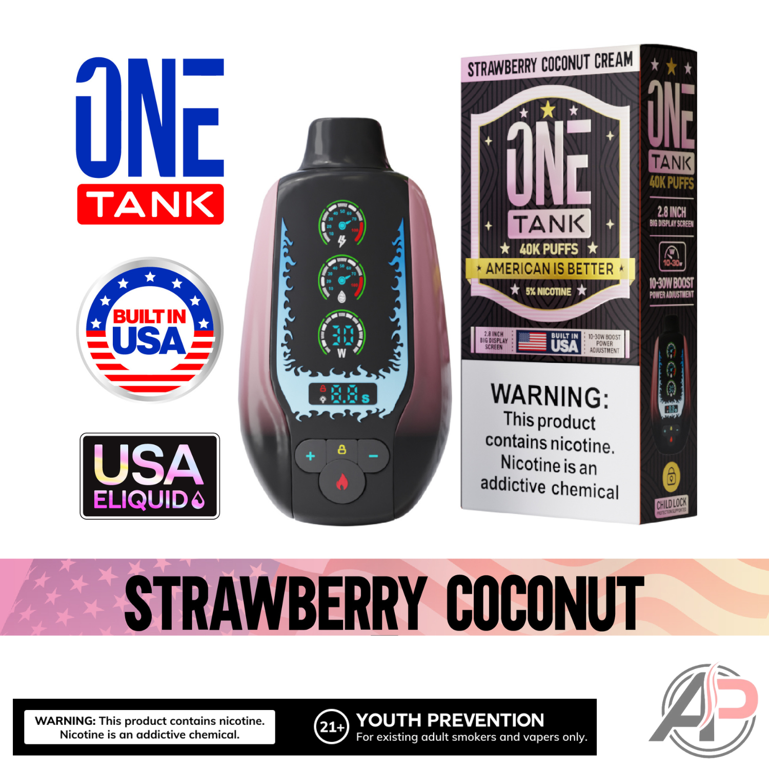 One Tank 40,000 Puffs Disposable Vape Device