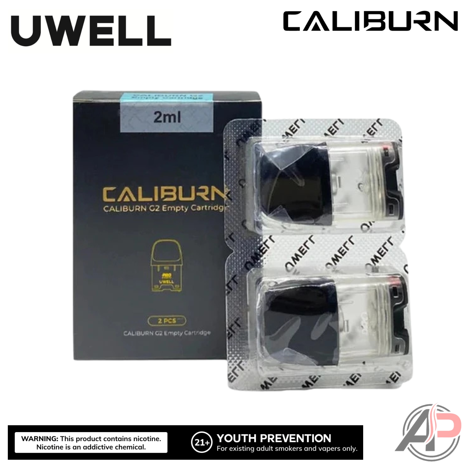 Uwell Caliburn G2 Empty Replacement Pods 2 Pack