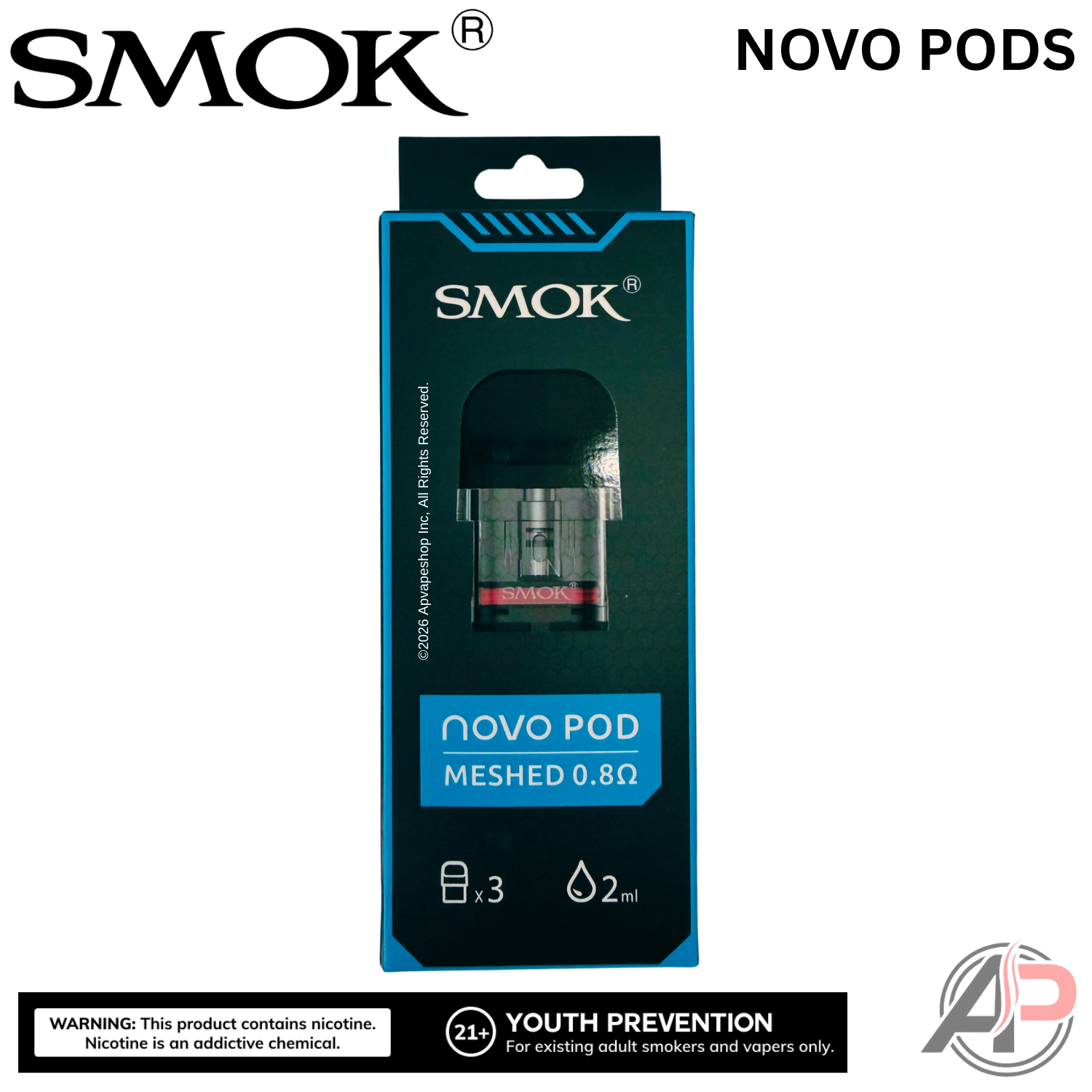 Smok Novo Replacement Pods 3 Pack
