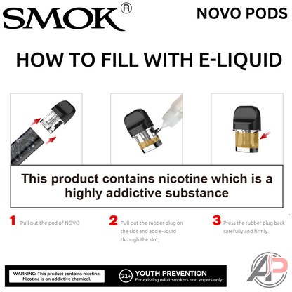 Smok Novo Replacement Pods 3 Pack