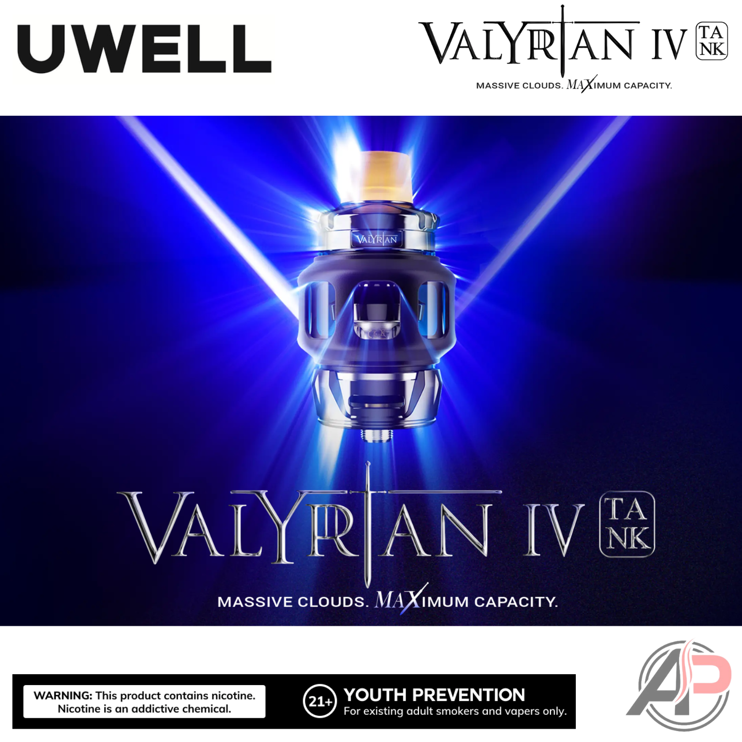 Uwell Valyrian IV Vape Tank Apvs Uwell Valyrian IV Vape Tank Apvs