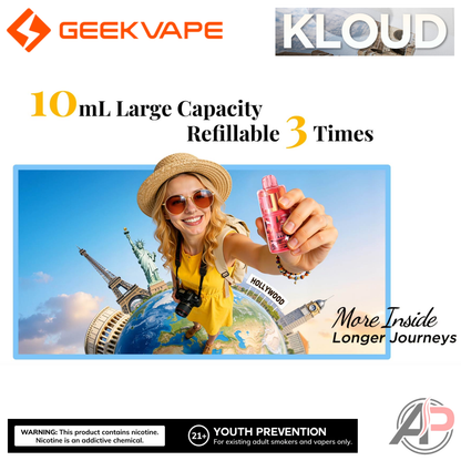 Geek Vape Kloud 35k Refillable Disposable 10mL Starter Kit