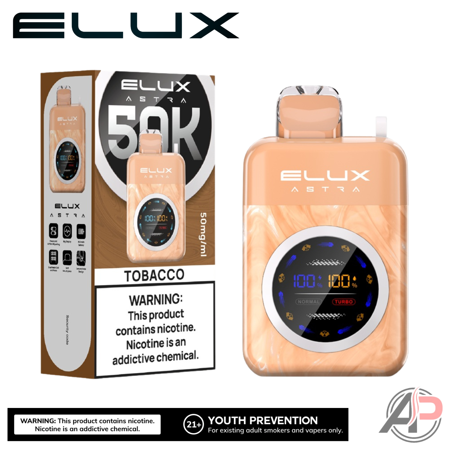 Elux Astra 50000 Puffs Disposable Vape Device