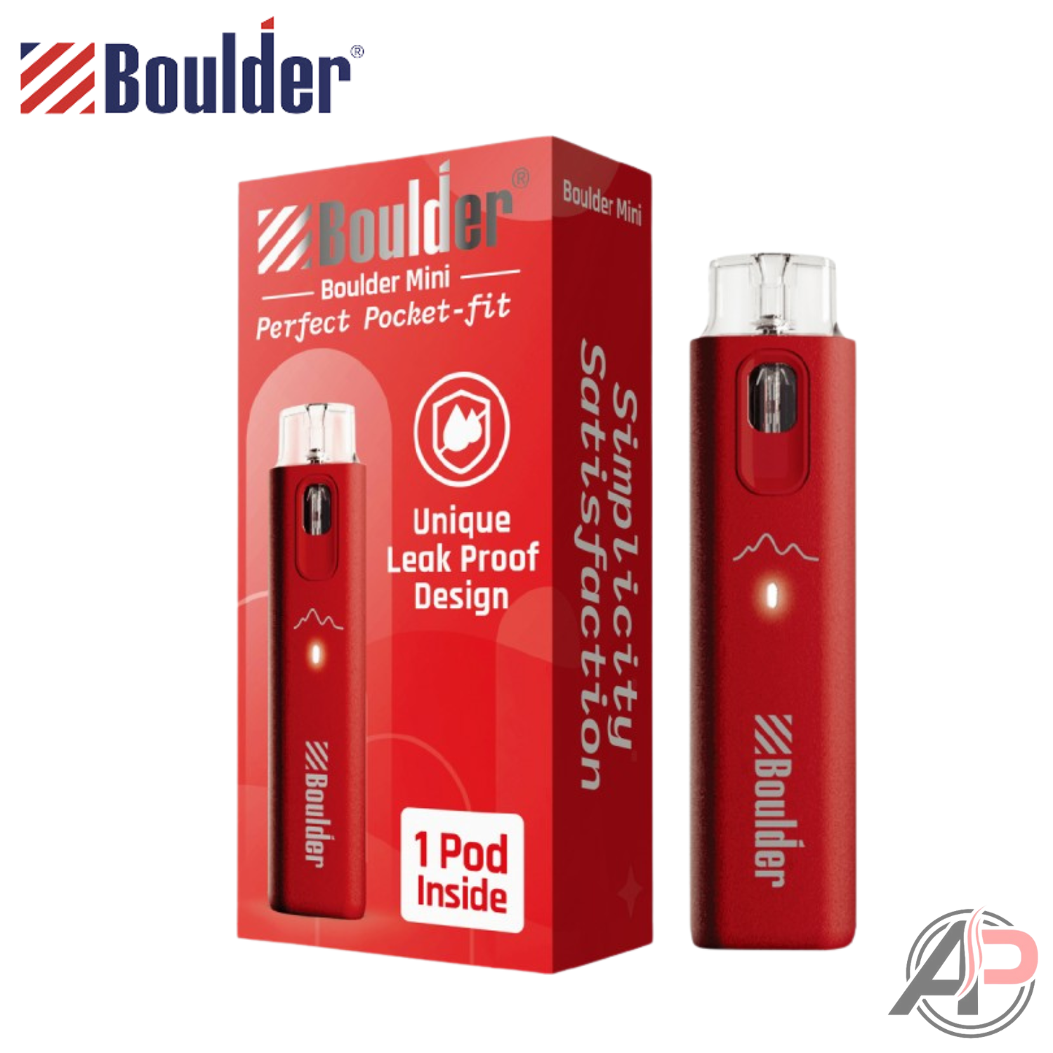 Boulder Mini Pod Starter Kit Device Red