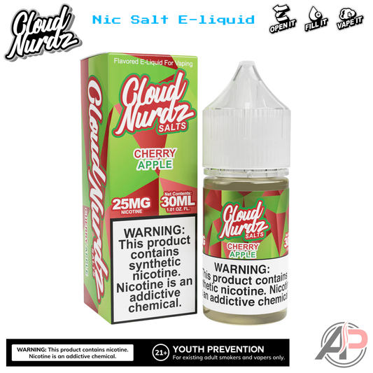 Cloud Nurdz Cherry Apple E-Liquid 100mL