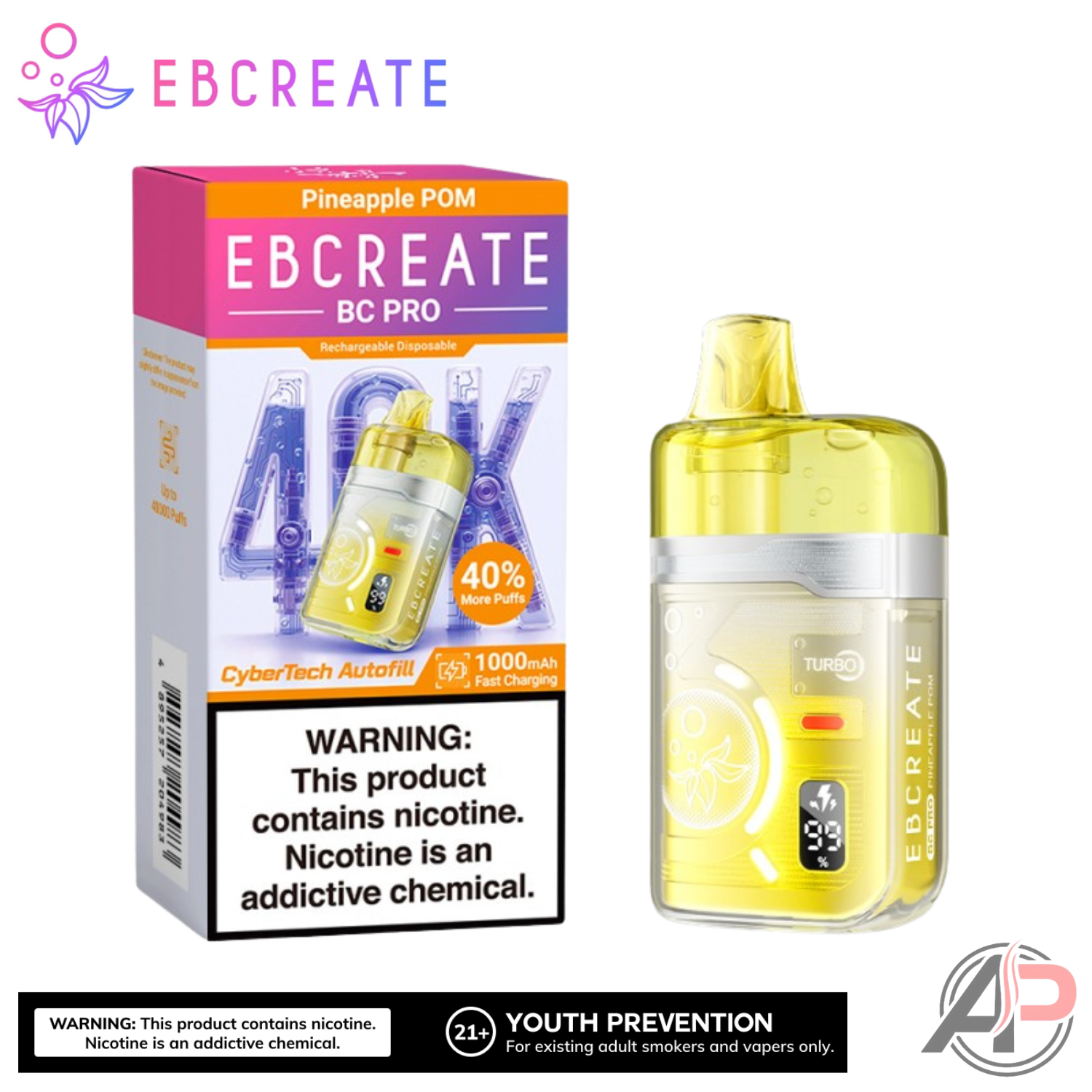 Ebcreate BC Pro 40000 Puffs Disposable Vape Device