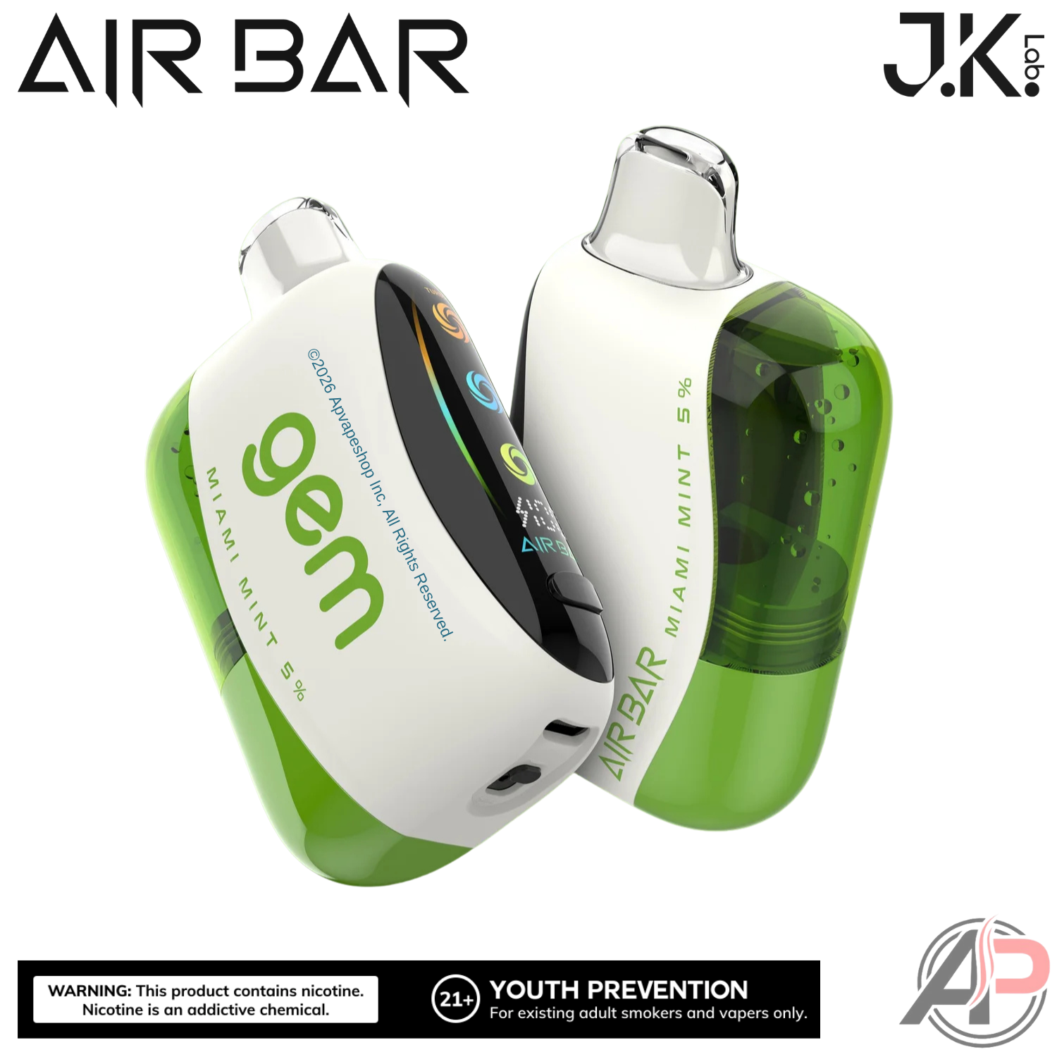 Air Bar Gem 50k Puffs Disposable Vape Device