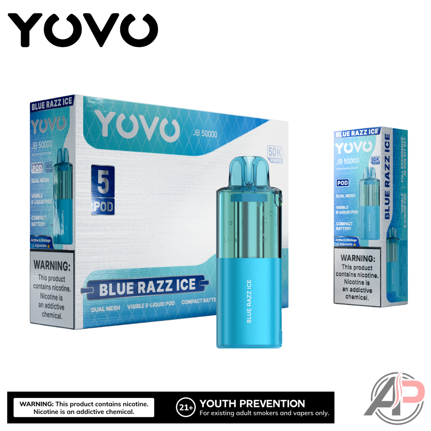 Yovo JB50000 Puffs Disposable Vape Device Kit