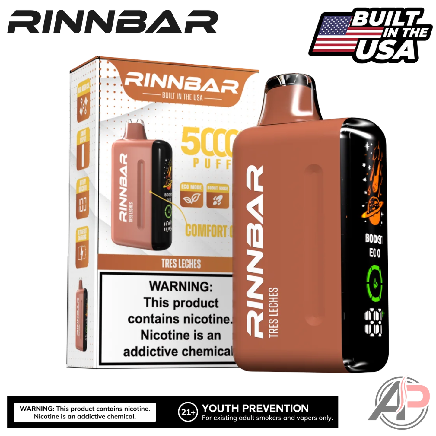 Rinnbar 50000 Puffs Disposable Vape Device