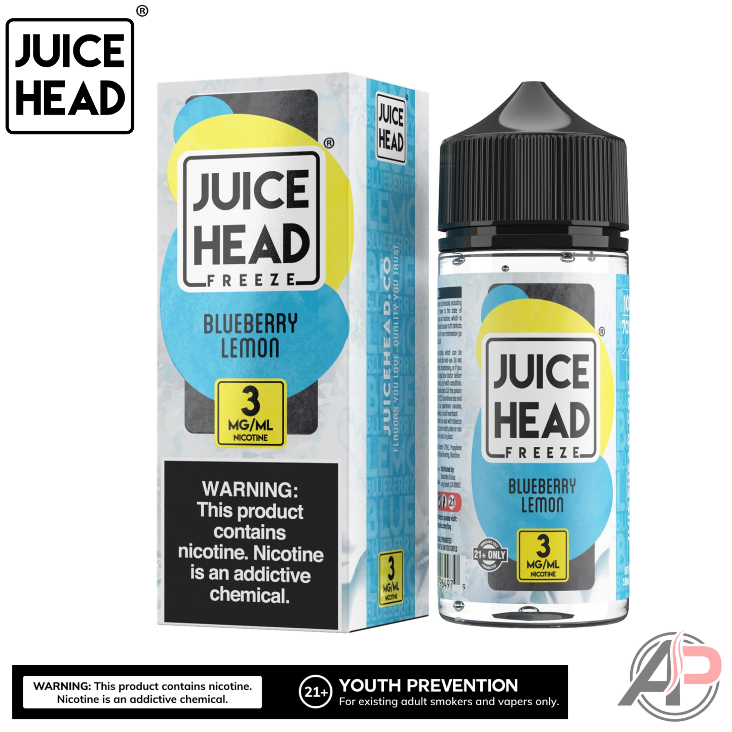 Juice Head Blueberry Lemon Freeze E-Liquid 100mL