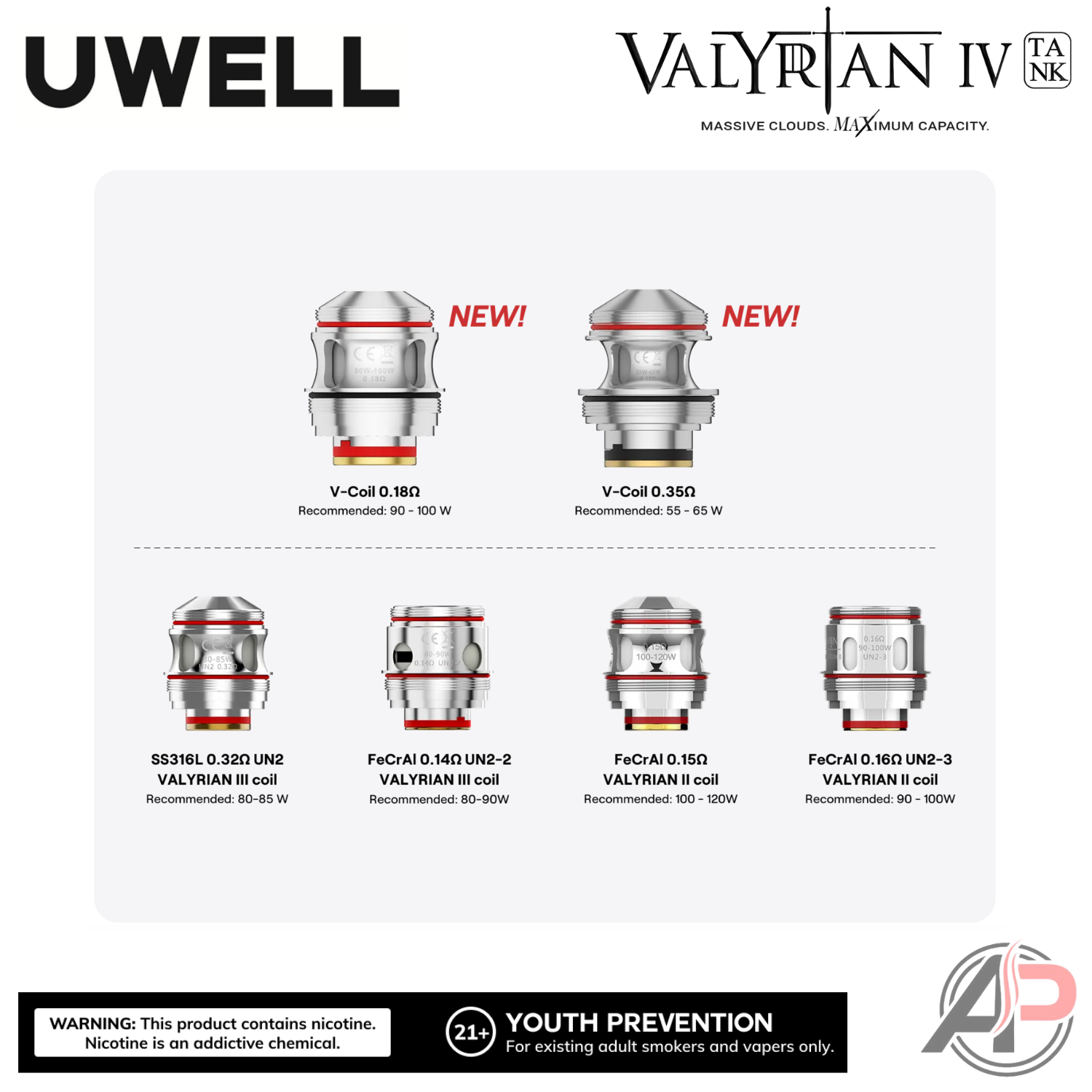 shop uwell vape tanks Uwell Valyrian IV Vape Tank – Apvs