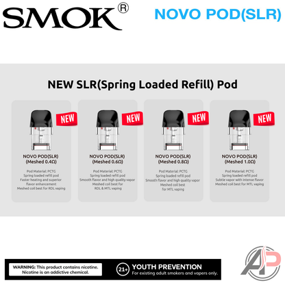 Smok Novo SLR Replacement Pods 3 Pack
