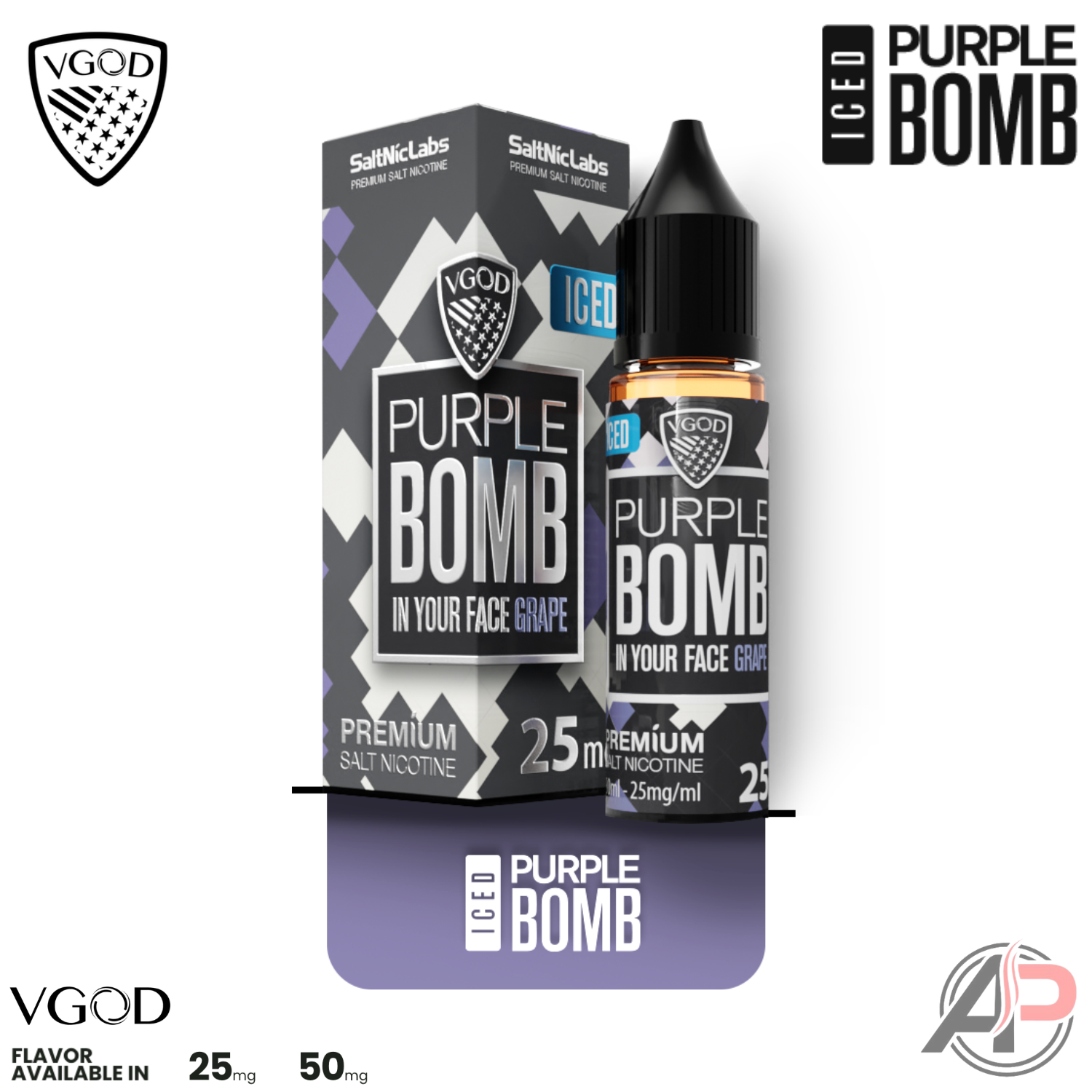 VGOD Iced Purple Bomb 30ml Salt Nic