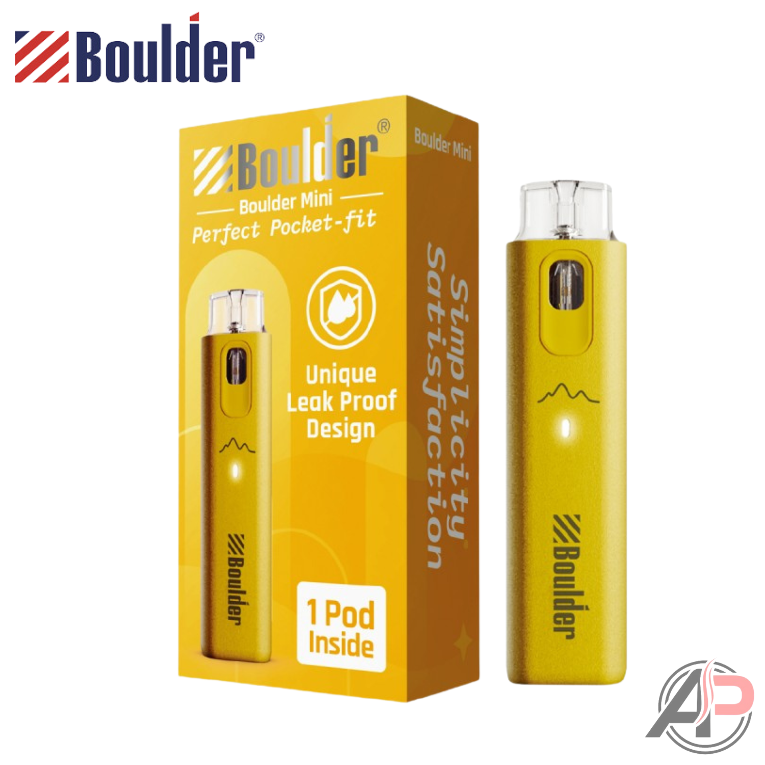 Boulder Mini Pod Starter Kit Device Yellow