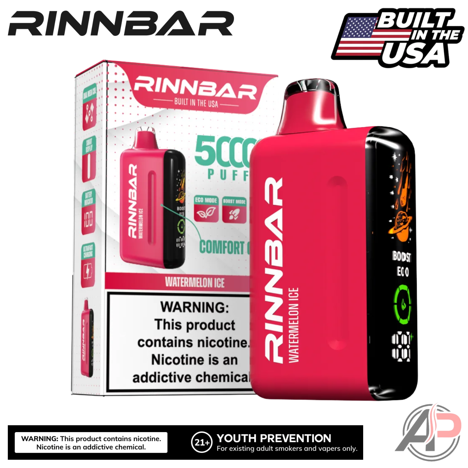 Rinnbar 50000 Puffs Disposable Vape Device