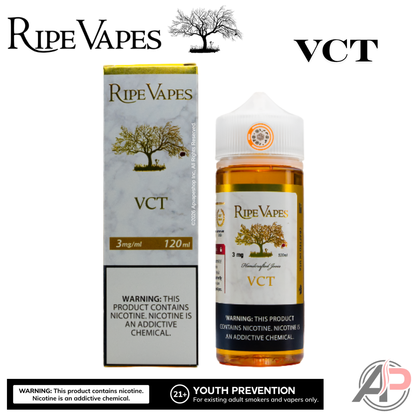 Ripe Vapes VCT E-Liquid 120mL Apvs Ripe Vapes VCT E-Liquid 120mL Apvs