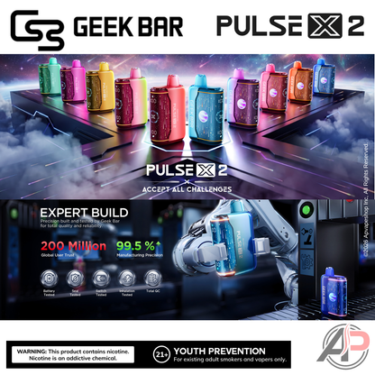 Geek Bar Pulse X 2 50,000 Puffs Disposable Vape Device