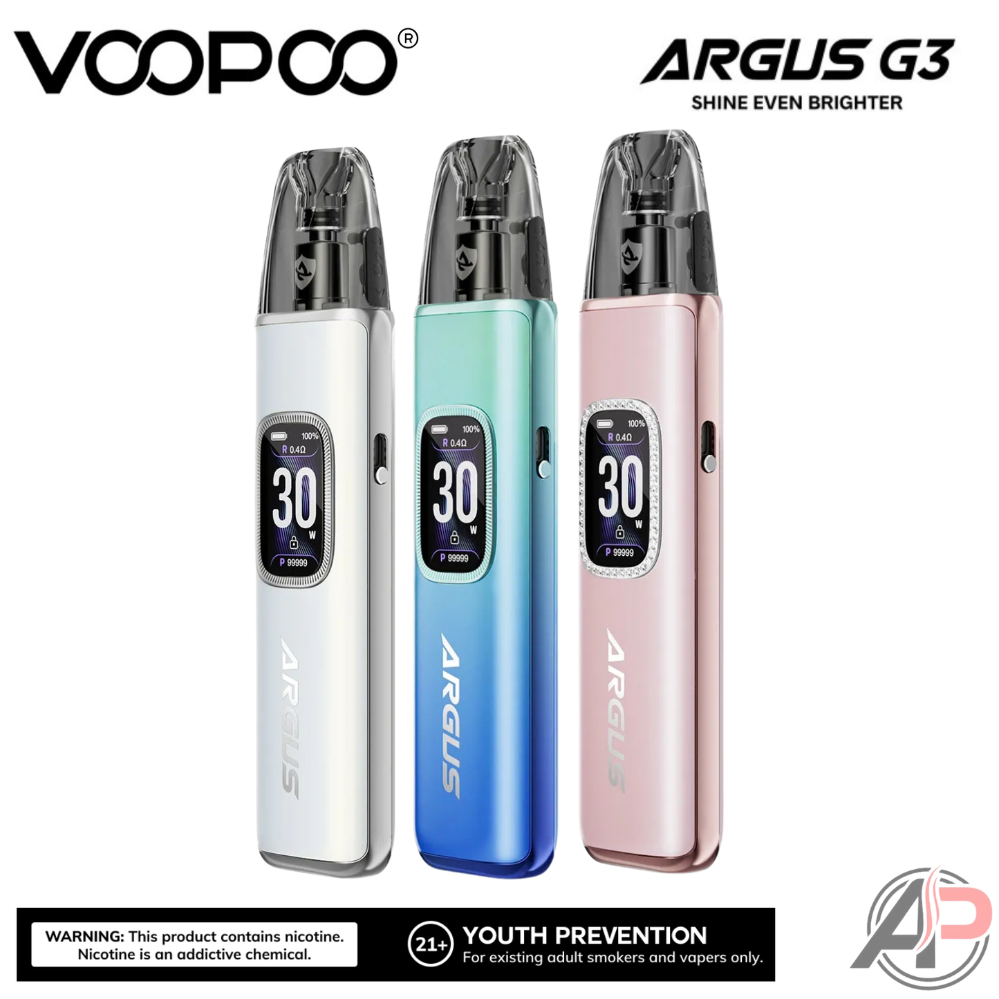 Voopoo Argus G3 30w Pod System Starter Kit Device