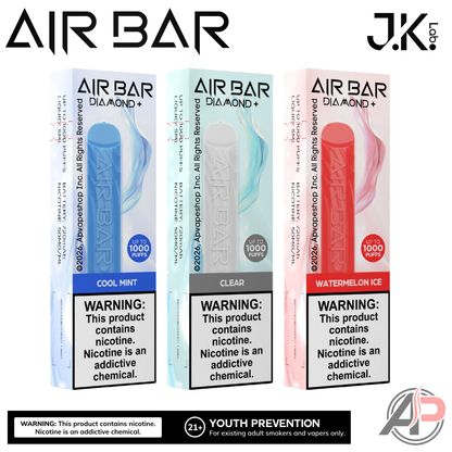 Air Bar Diamond+ Plus 1000 Puffs Disposable Vape Device Apvs Air Bar Diamond+ Plus 1000 Puffs Disposable Vape Device Apvs