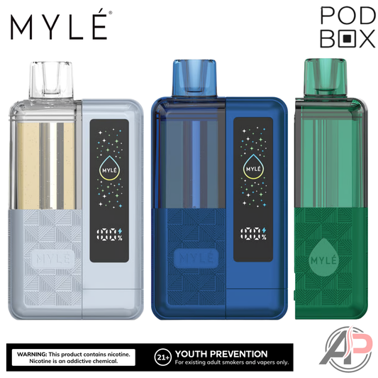 Myle Pod Box 35,000 Puffs Disposable Vape Device Kit
