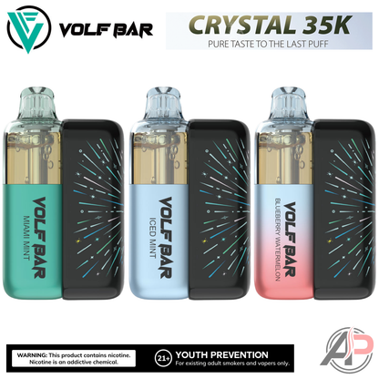Volf Bar Crystal 35,000 Puffs Disposable Vape Device