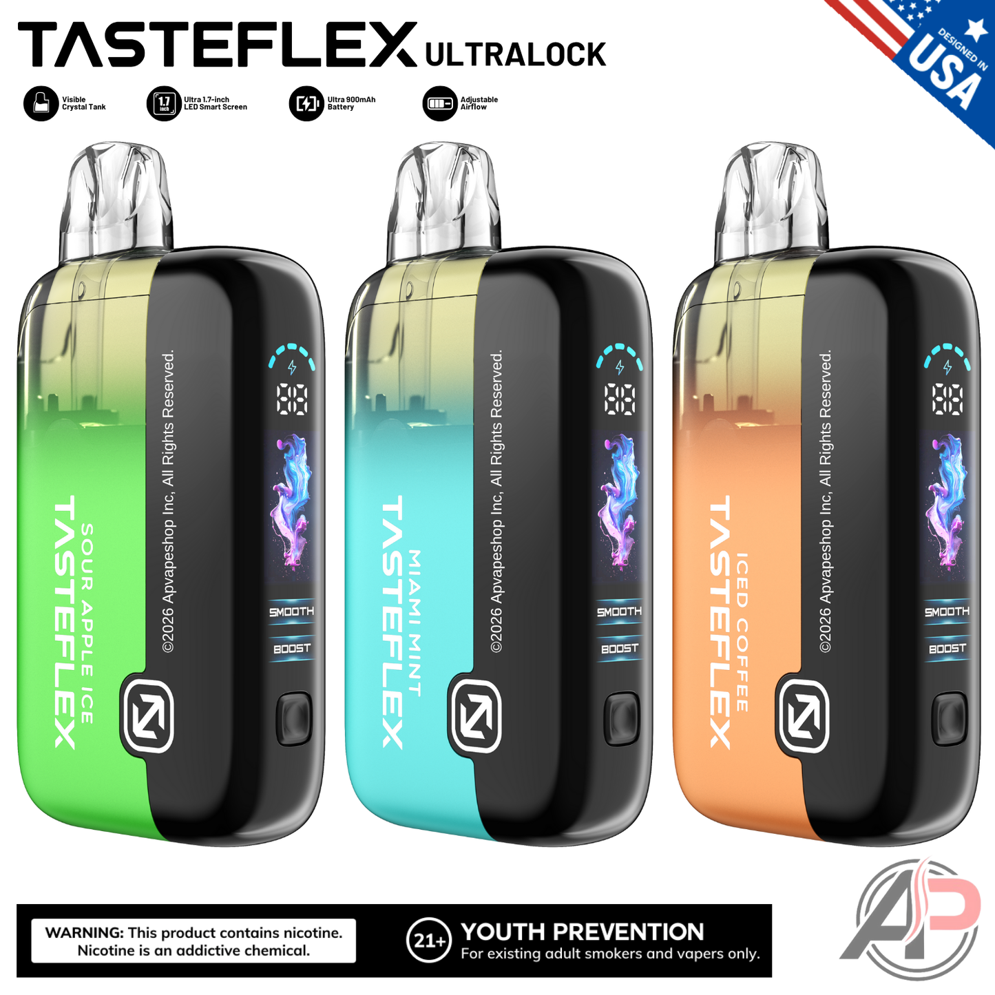 Tasteflex Ultralock 50000 Puffs Disposable Vape Device Apvs Tasteflex Ultralock 50000 Puffs Disposable Vape Device Apvs