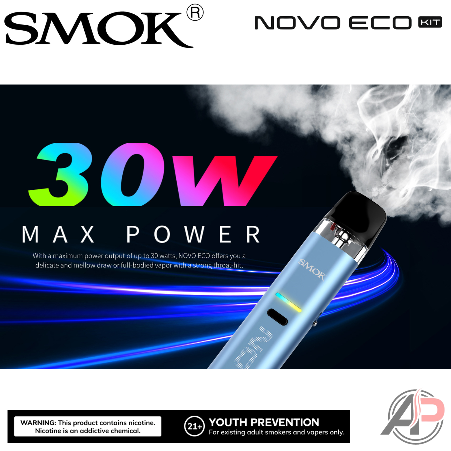 Smok Novo Eco 30w Pod System Starter Kit device