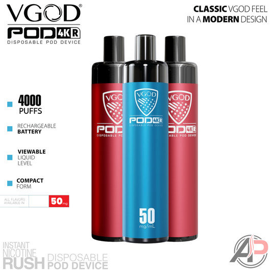 Vgod Pod 4KR Disposable Vape Device