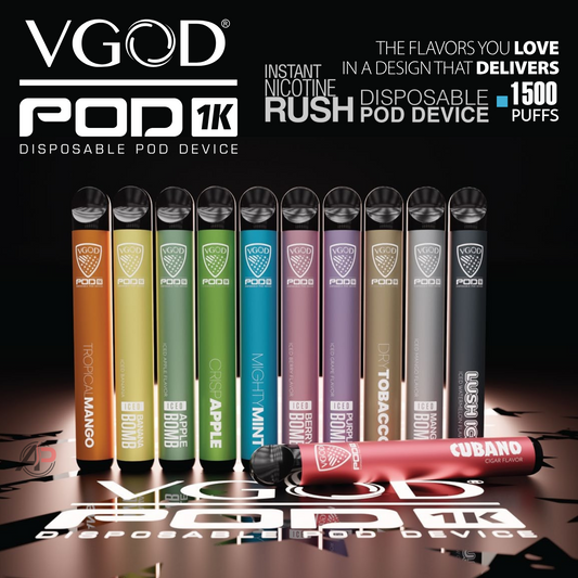 VGOD POD 1K PUFFS DISPOSABLE VAPE DEVICE