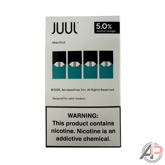 JUUL Pods Menthol 4 Pod Pack Regular 5%