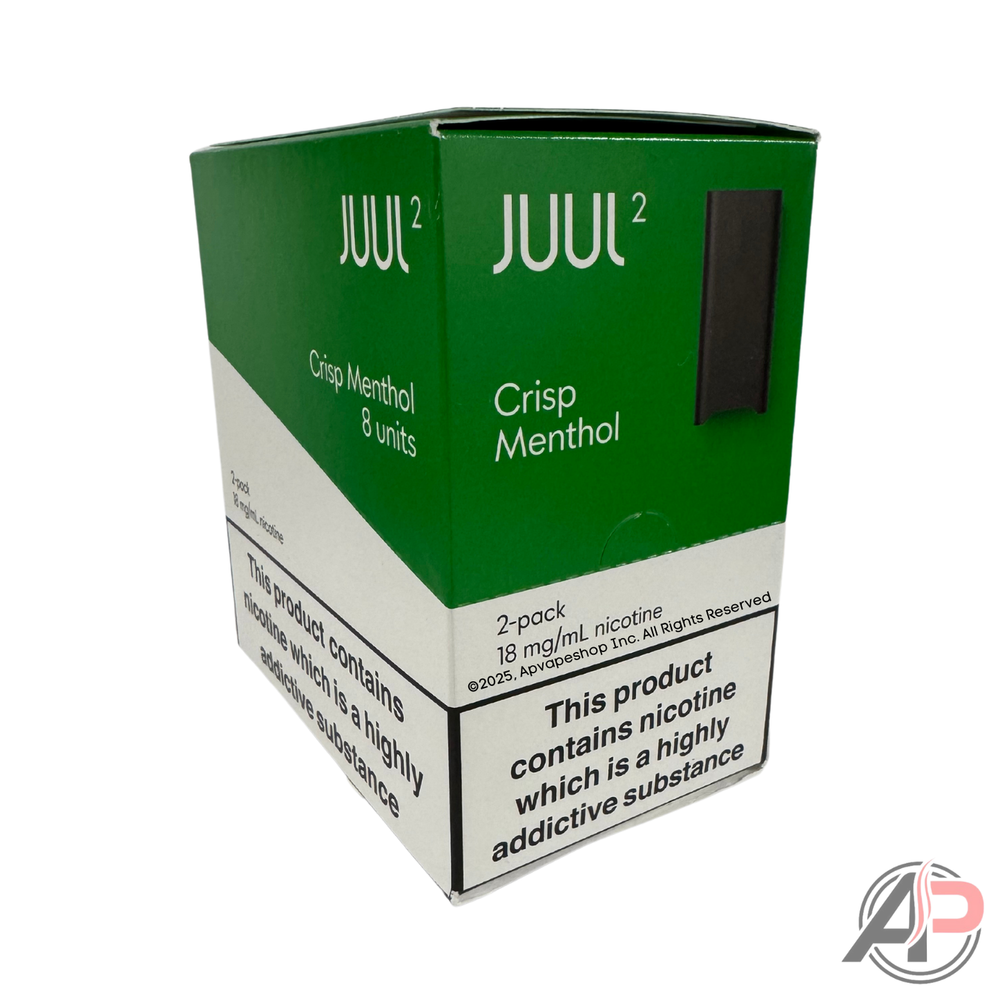 JUUL Pods Menthol Wholesale Case Juul 2 EU - Crisp Menthol 1.8% (8 Packs 2 Pods Per Pack)