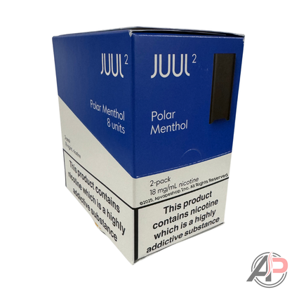 JUUL Pods Menthol Wholesale Case Juul 2 EU - Polar Menthol 1.8% (8 Packs 2 Pods Per Pack)