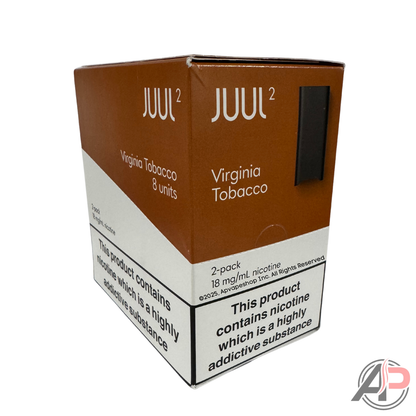 JUUL Pods Virginia Tobacco Wholesale Case Juul 2 EU - Virginia Tobacco 1.8% (8 Packs 2 Pods Per Pack)