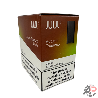 JUUL Pods Virginia Tobacco Wholesale Case Juul 2 EU - Autumn Tobacco 1.8% (8 Packs 2 Pods Per Pack)