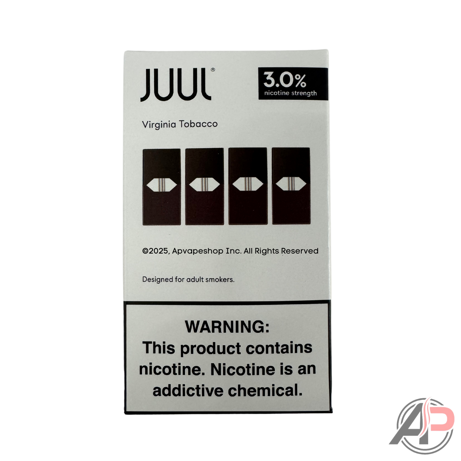 JUUL Pods Virginia Tobacco 4 Pod Pack Regular 🛑 3%