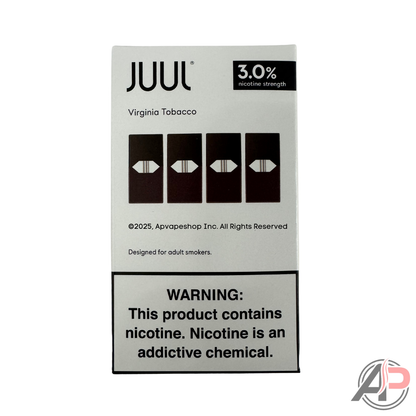 JUUL Pods Virginia Tobacco 4 Pod Pack Regular 🛑 3%