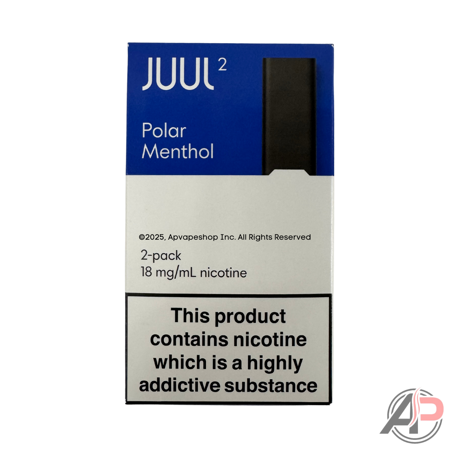 JUUL Pods Menthol 4 Pod Pack Juul 2 EU -Polar Menthol 1.8% (1 Pack 2 Pods Per Pack)