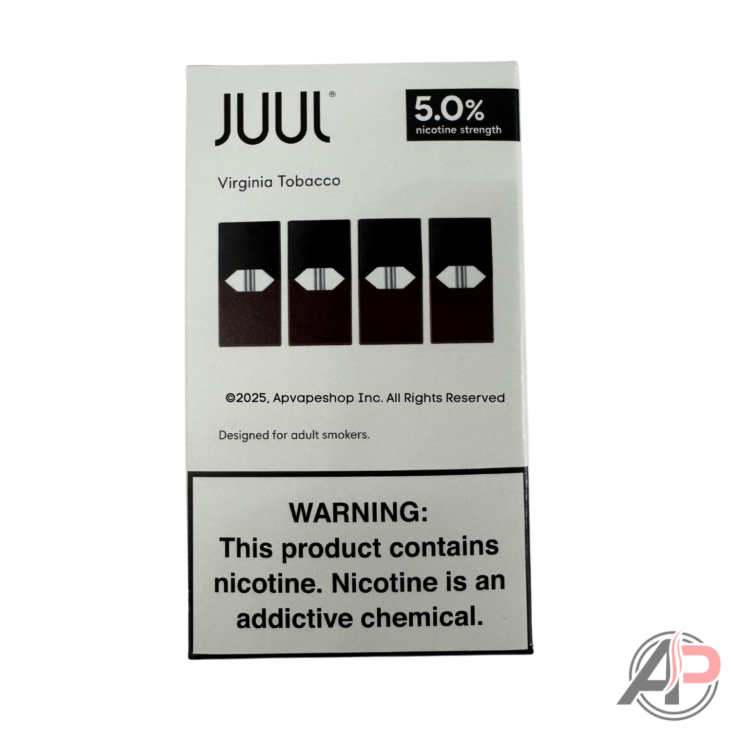 JUUL Pods Virginia Tobacco 4 Pod Pack Regular 5%