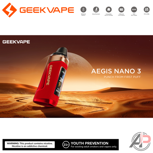Geek Vape Aegis Nano 3 30w Pod System Starter Kit Device