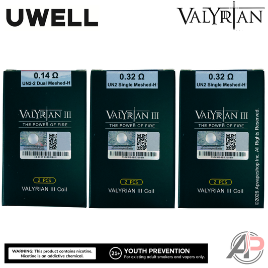 Uwell Valyrian 3 Replacement Coils 2 Pack