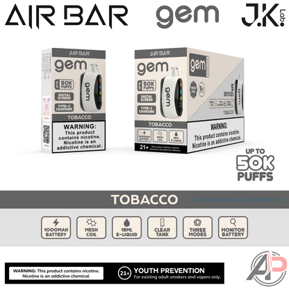 Air Bar Gem 50k Puffs Disposable Vape Device