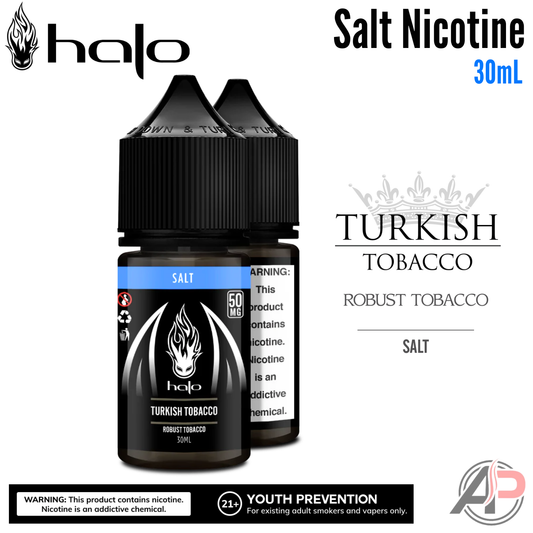 Halo Turkish Robust Tobacco Salt Nicotine 30mL