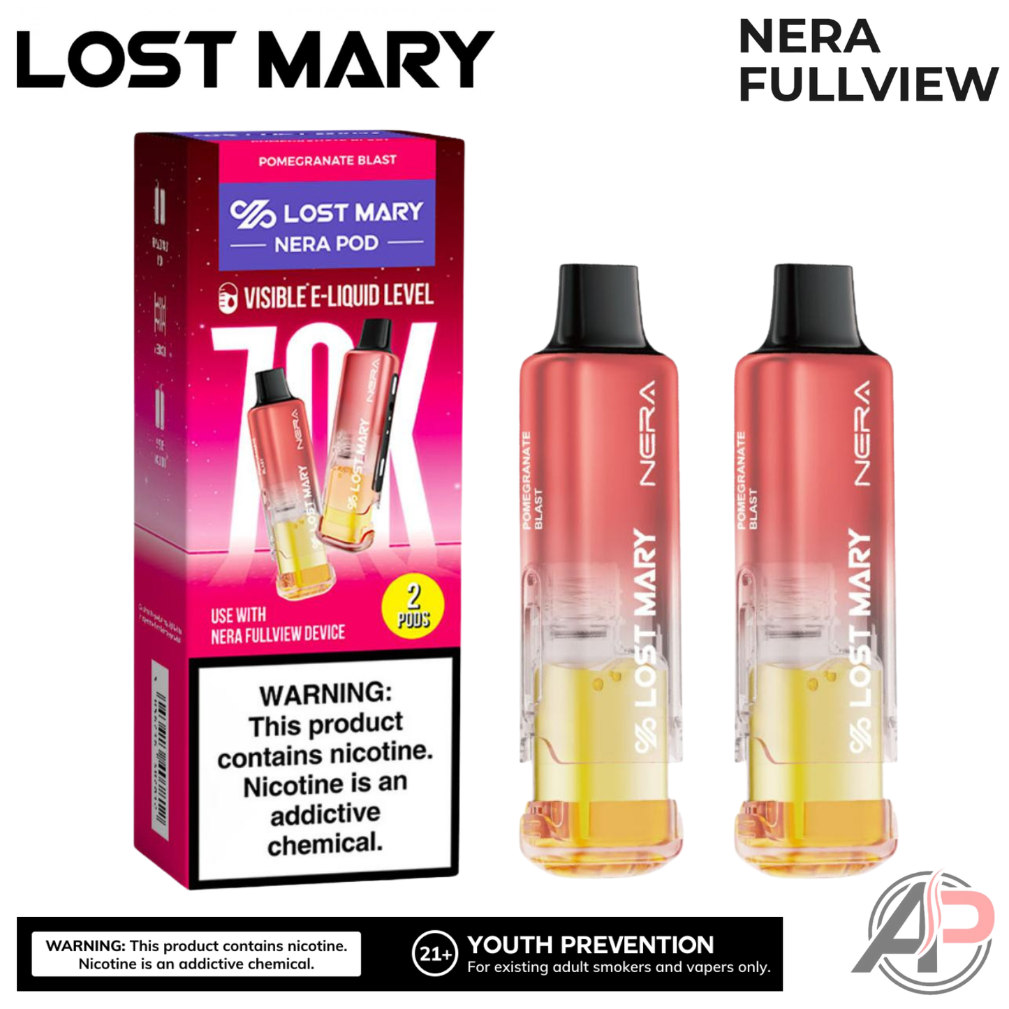 Lost Mary Nera Fullview 70k Puffs Disposable Vape Device Kit