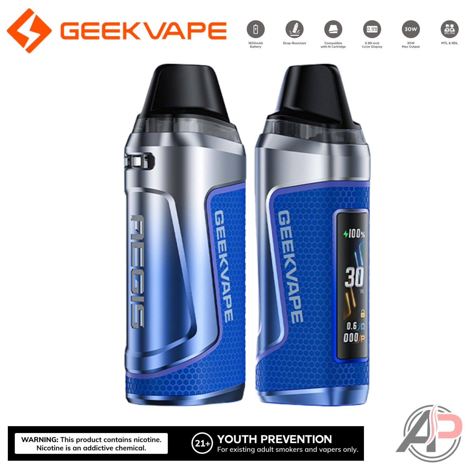 Geek Vape Aegis Nano 3 30w Pod System Starter Kit Device