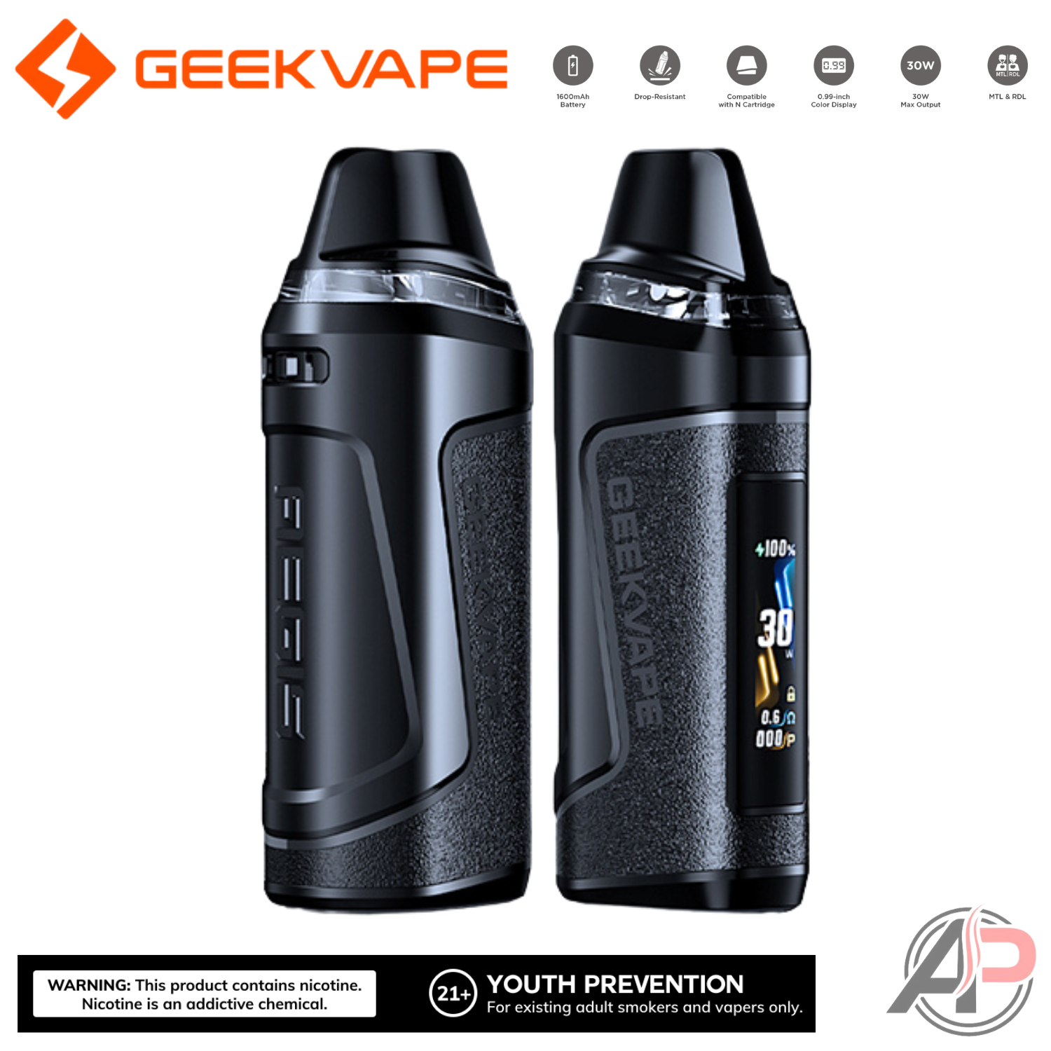 Geek Vape Aegis Nano 3 30w Pod System Starter Kit Device